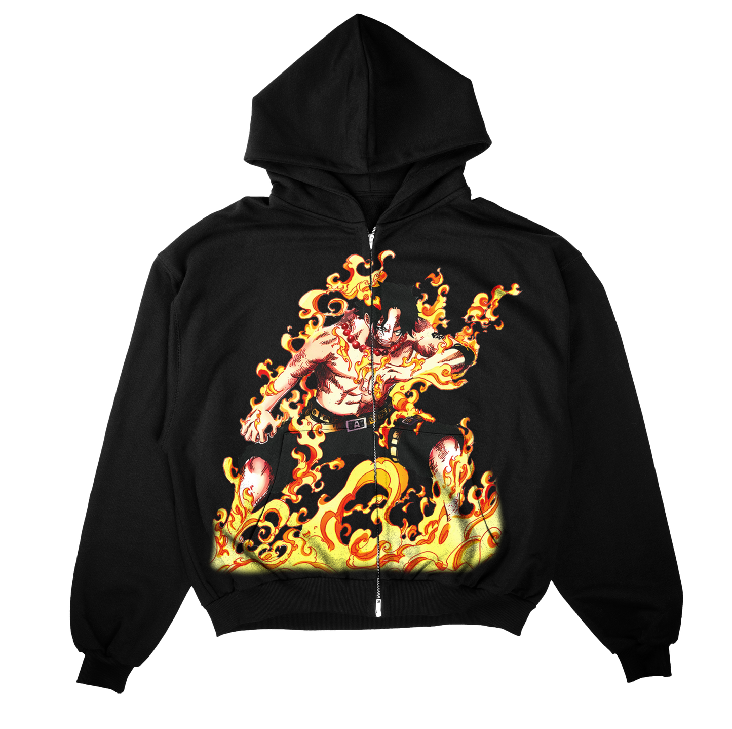 Fire Fist Ace Zip up Hoodie