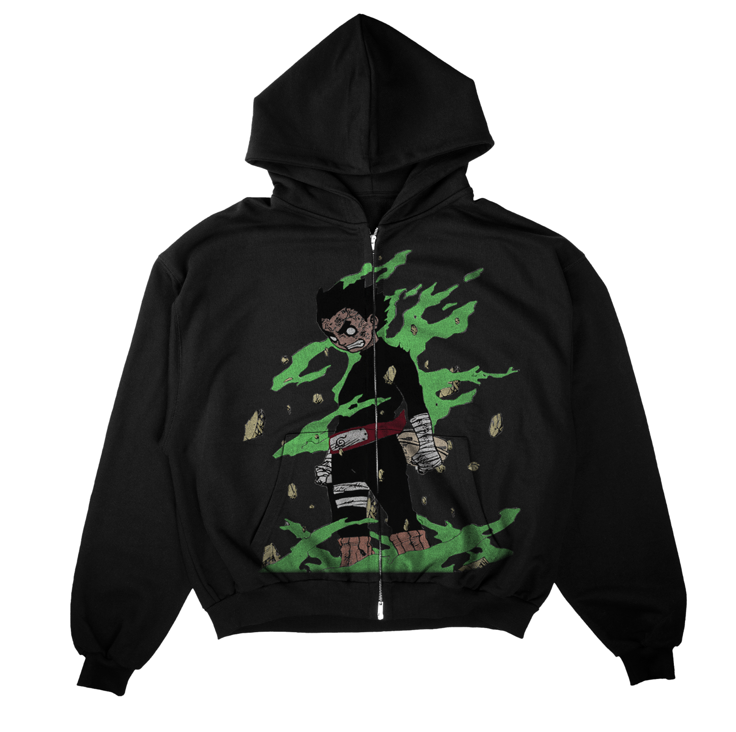Rock lee Zip up Hoodie
