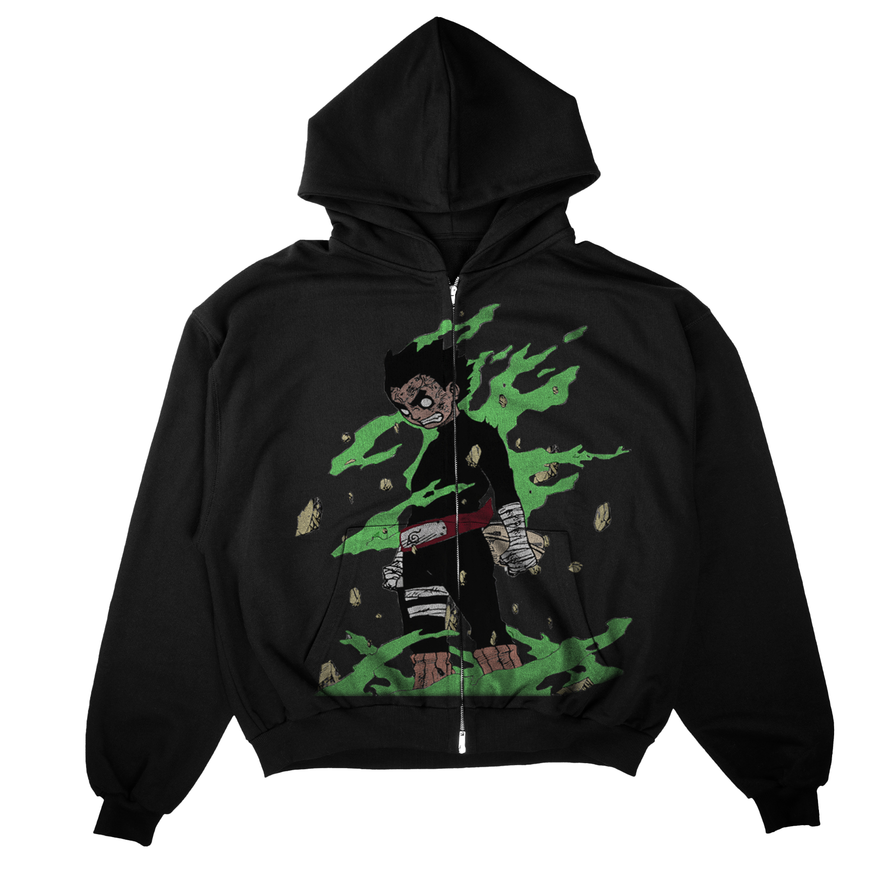 Rock lee Zip up Hoodie