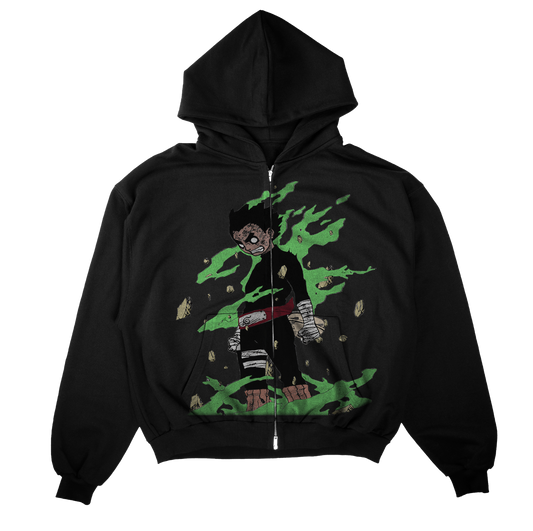 Rock lee Zip up Hoodie